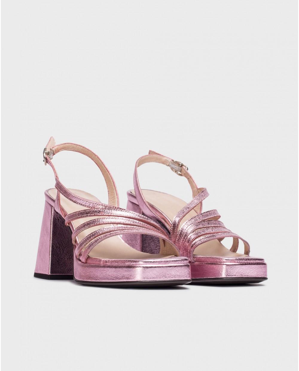 wonders Sandalias GARLI Rosa Envío internacional gratuito
