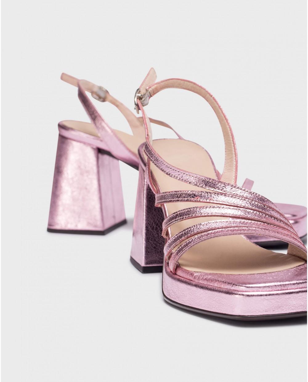 wonders Sandalias GARLI Rosa Envío internacional gratuito