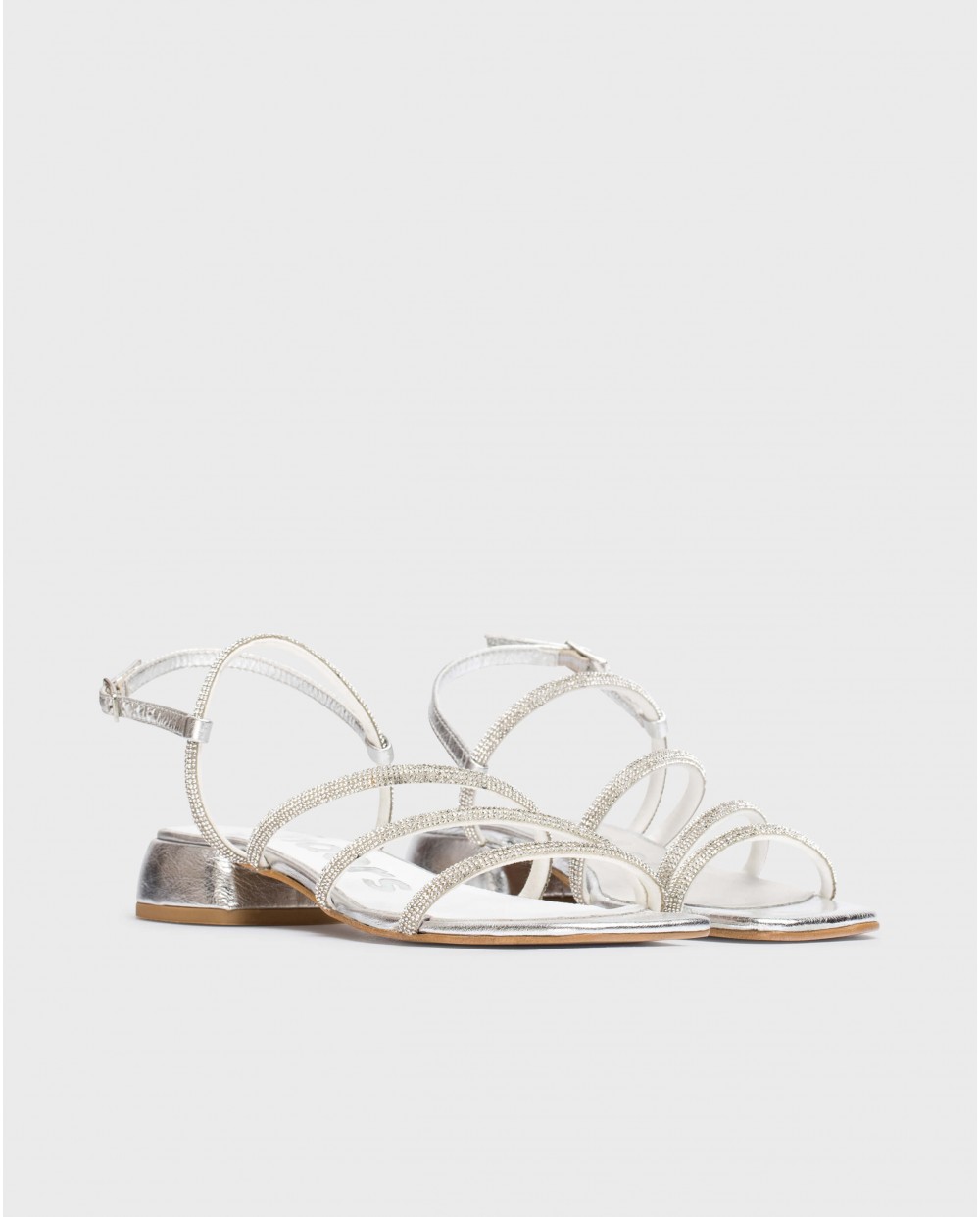 wonders Sandalias DIONE Plata Ahorra y exporta