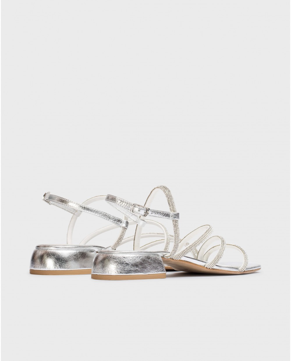 wonders Sandalias DIONE Plata Ahorra y exporta
