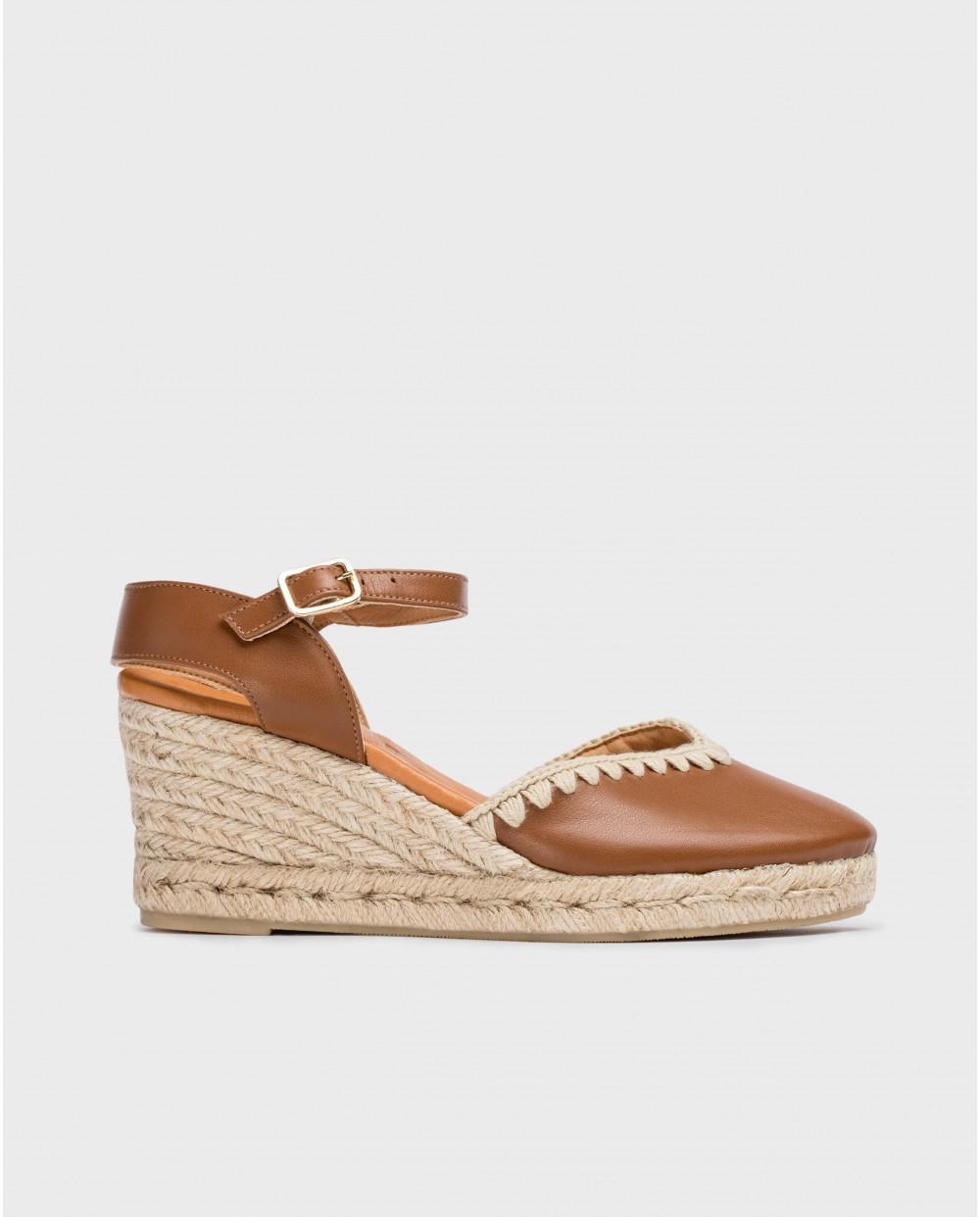 wonders Cuñas MALIBU Marrón En oferta