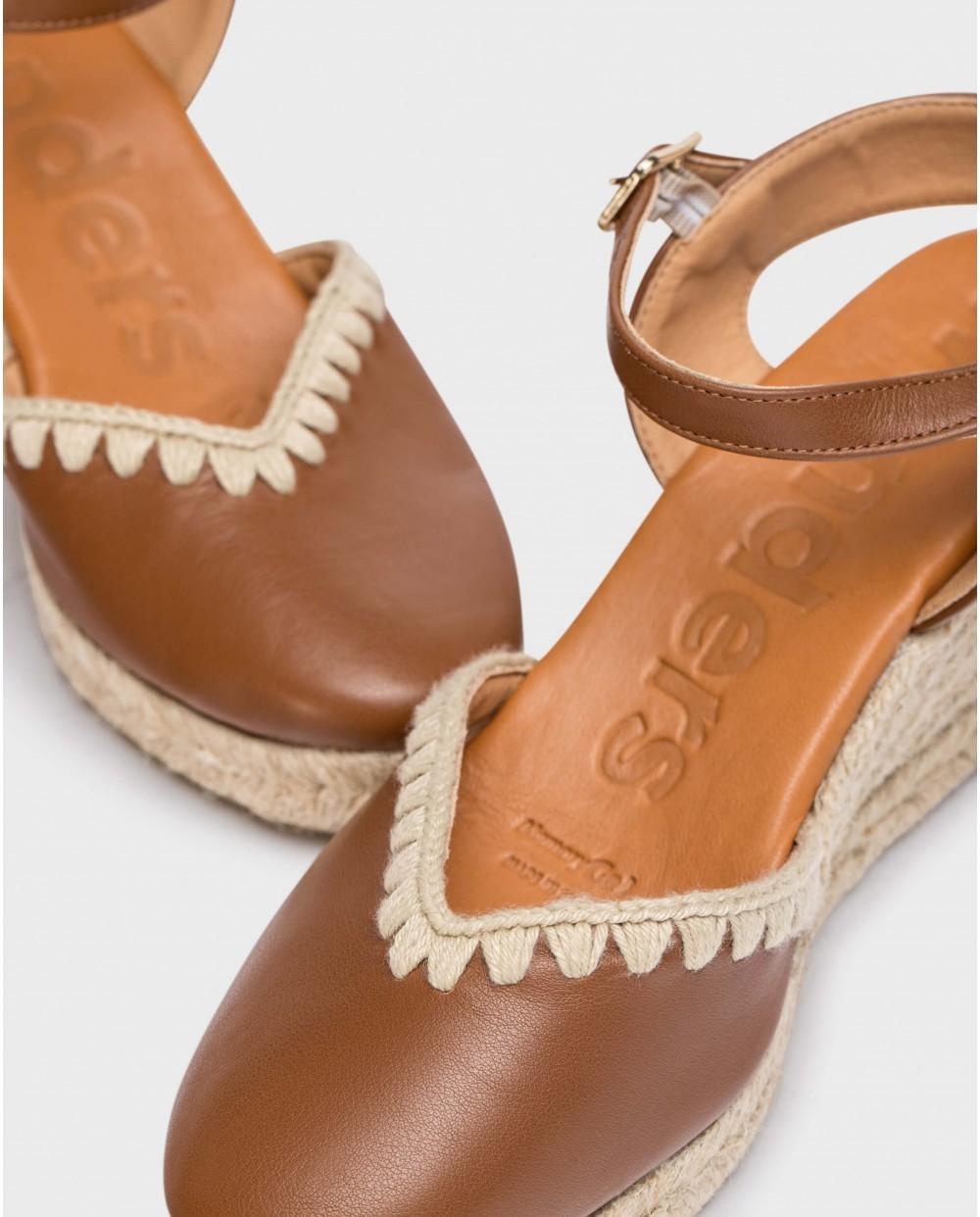 wonders Cuñas MALIBU Marrón En oferta