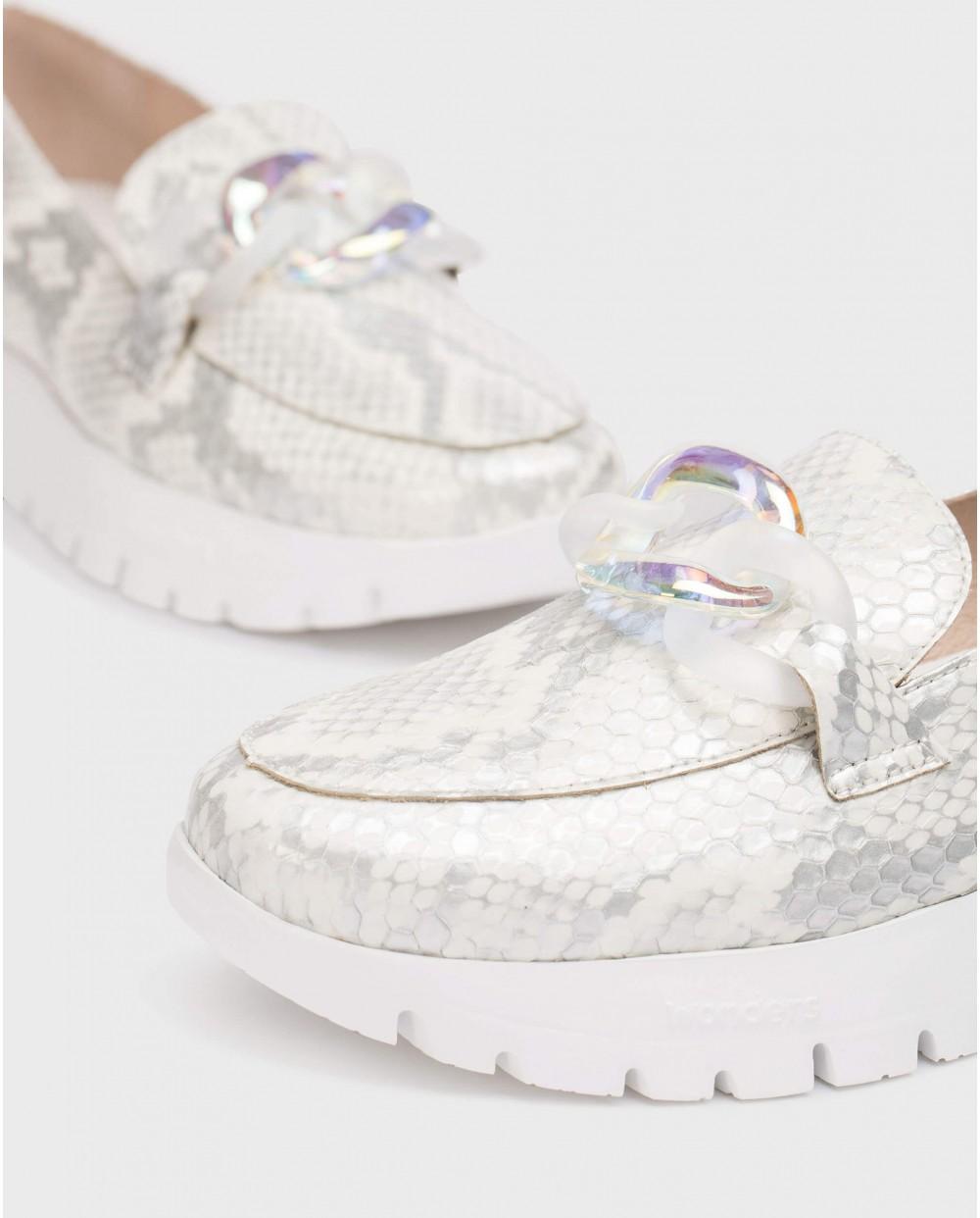 wonders Mocasín ROSE Blanco Descuento por venta flash