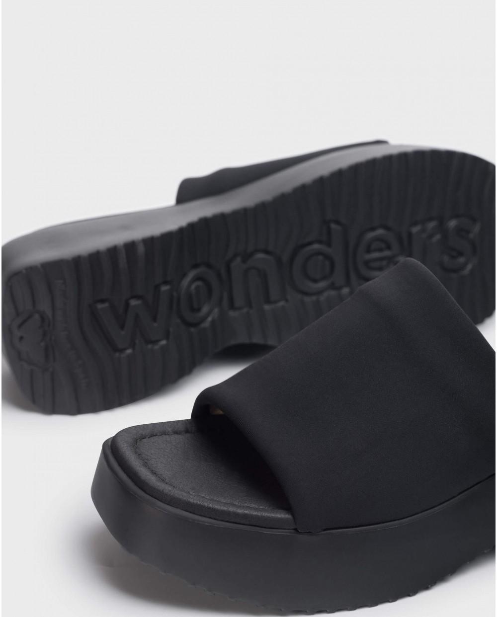 wonders Sandalias SUSAN Negro Ofertas de temporada