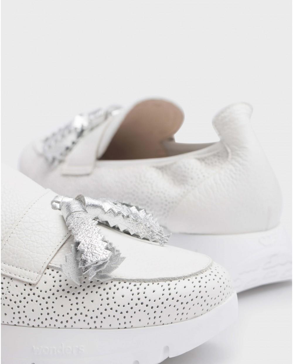 wonders Mocasín MATERIA Blanco Grandes ahorros