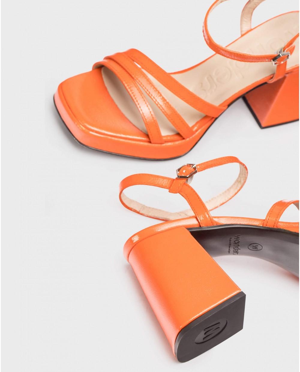 wonders Sandalias LOVE Coral Gran oferta