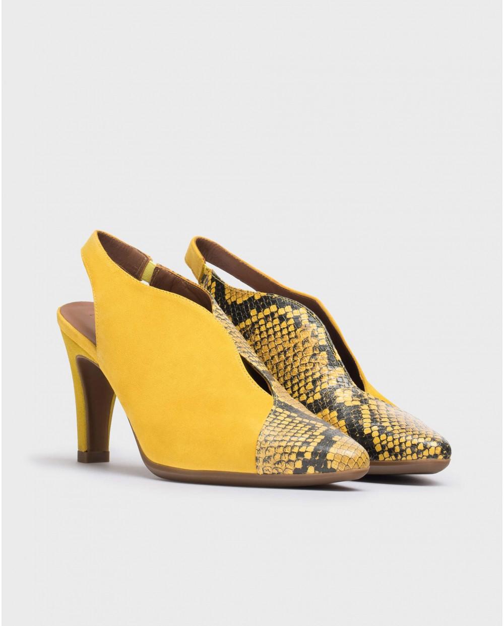 wonders Zapato PAZ Amarillo Rebajas de fábrica