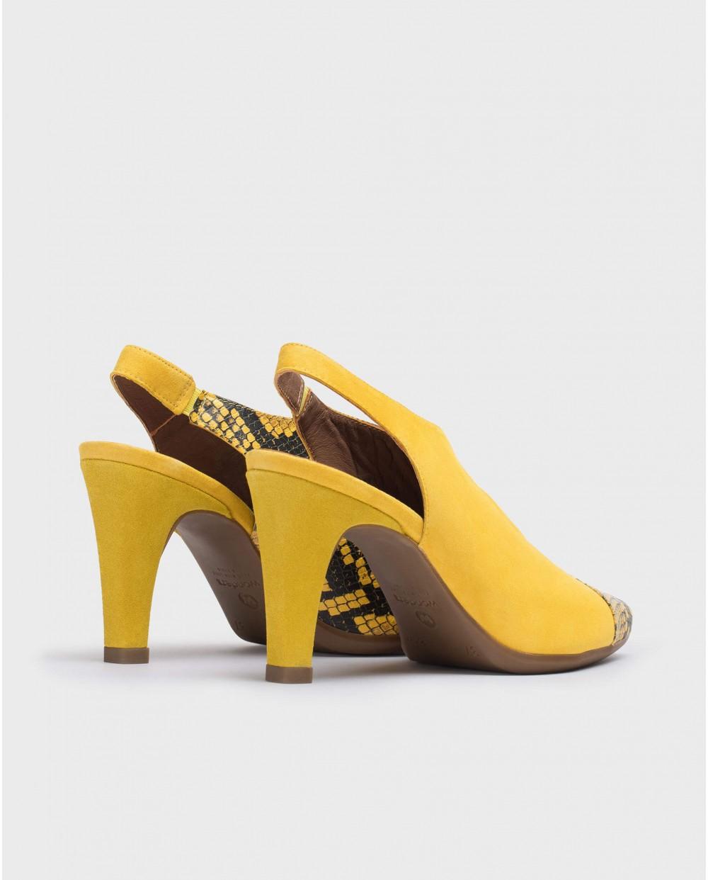 wonders Zapato PAZ Amarillo Rebajas de fábrica