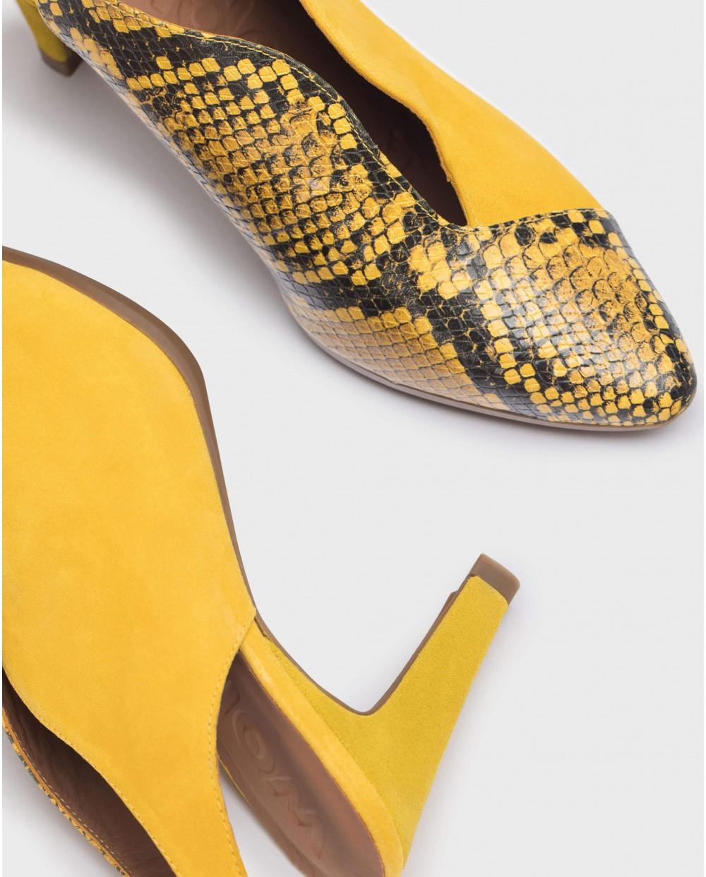 wonders Zapato PAZ Amarillo Rebajas de fábrica