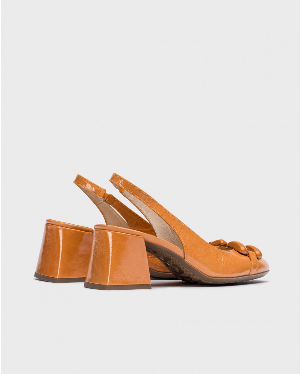 wonders Sandalias tacón KARLA Naranja Ventas relámpago