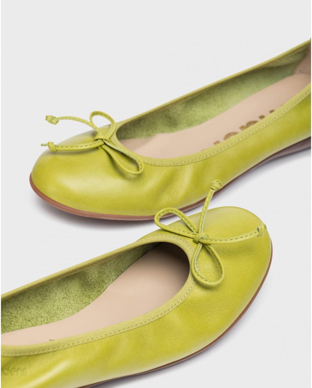 wonders Bailarina BO Verde Tienda