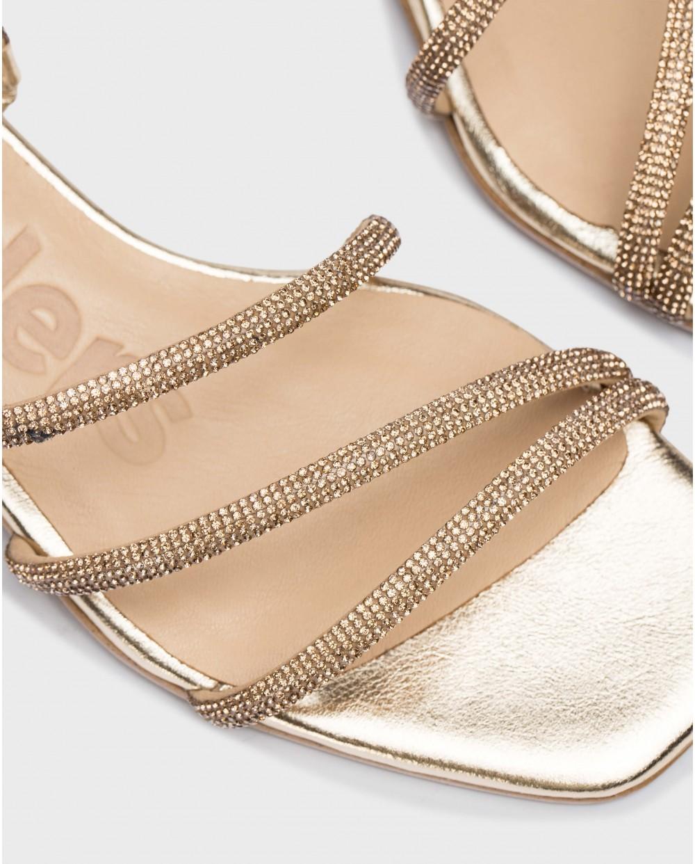 wonders Sandalias DIONE Platino Mejor oferta