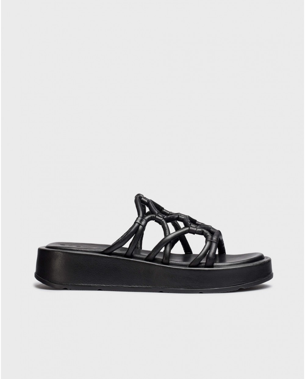 wonders Sandalias cuña ELADIA Negro COMPRAR AHORA