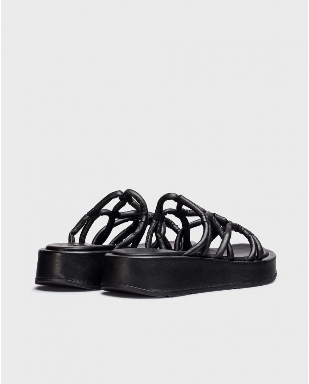 wonders Sandalias cuña ELADIA Negro COMPRAR AHORA