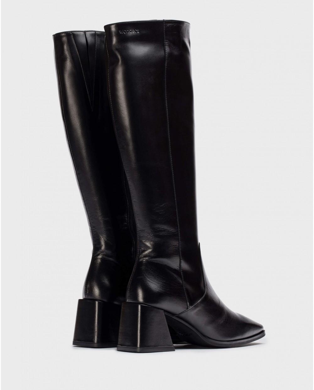wonders Botas LOVE negro ÚLTIMAS EDICIONES