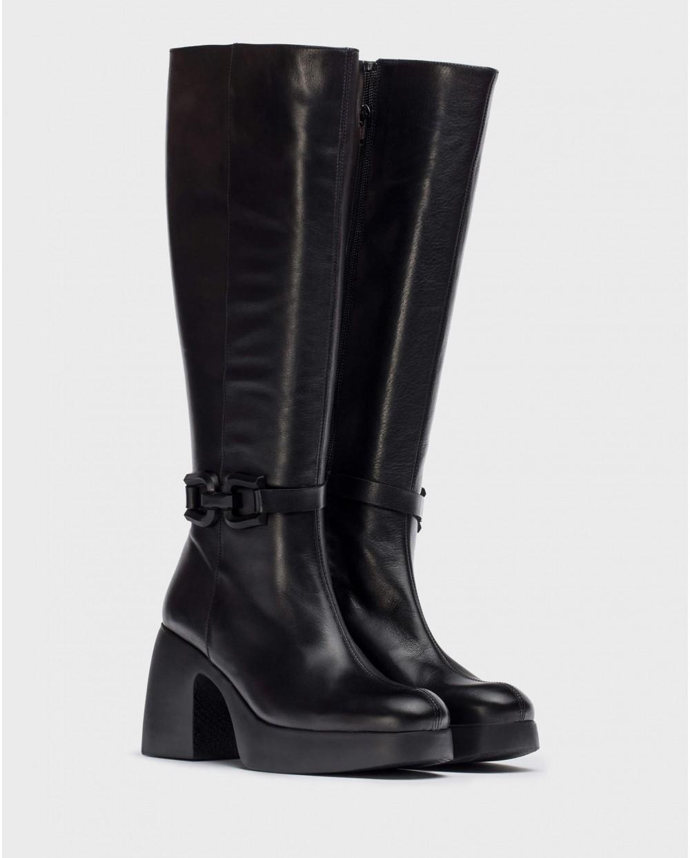 wonders Botas CALISTO Negras Último día