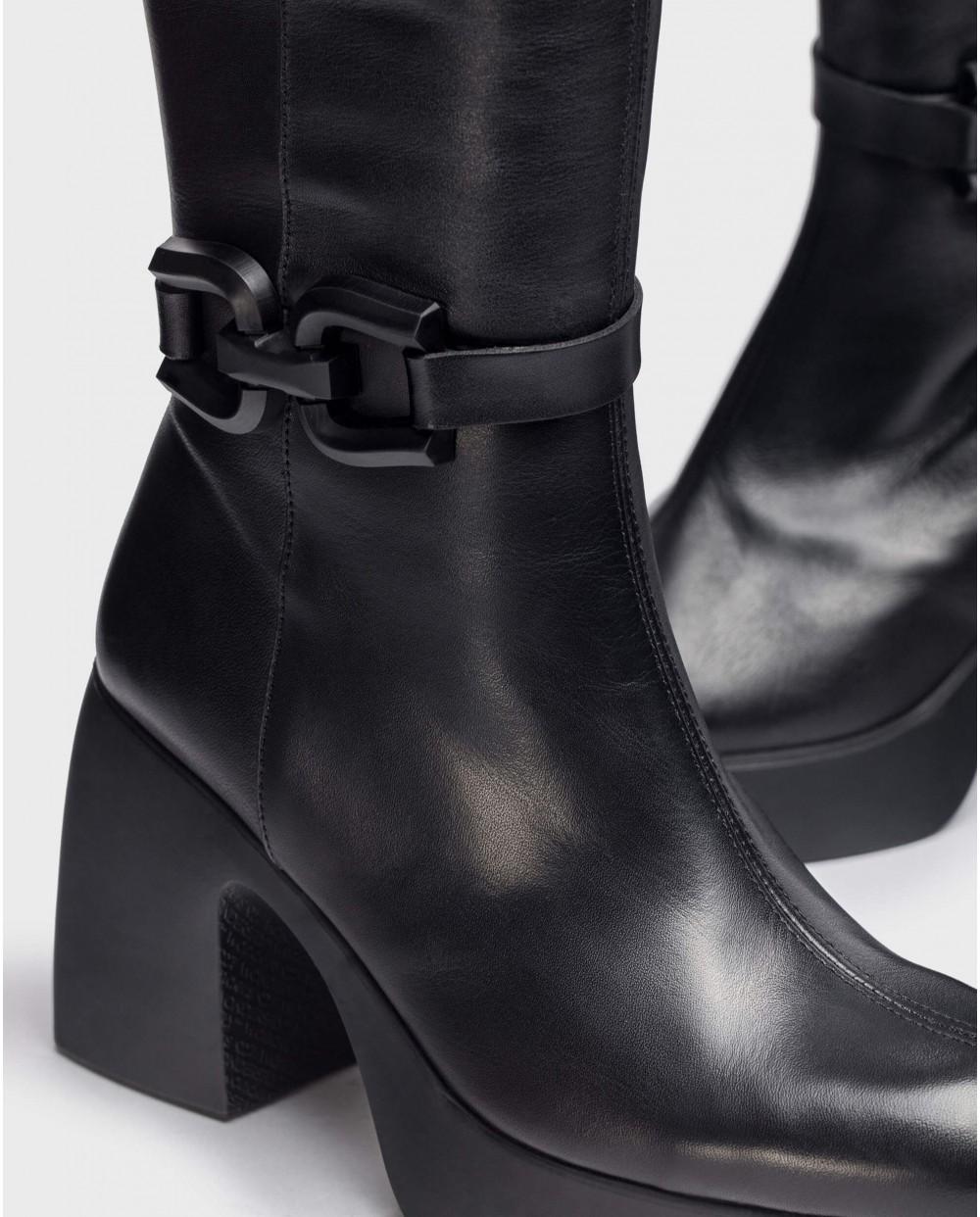 wonders Botas CALISTO Negras Último día