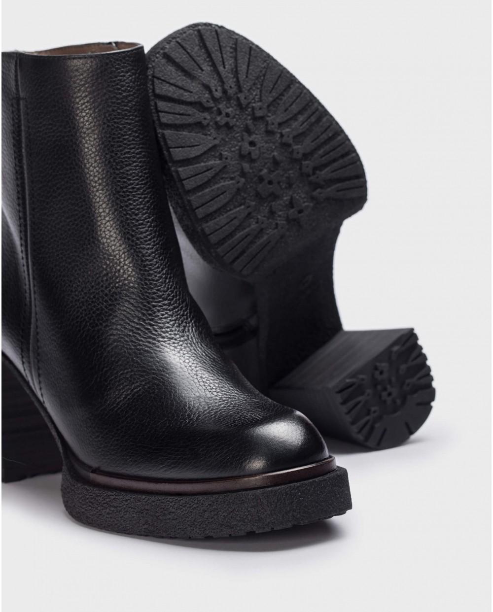 wonders Botín MIERA Negro Oferta especial de fábrica