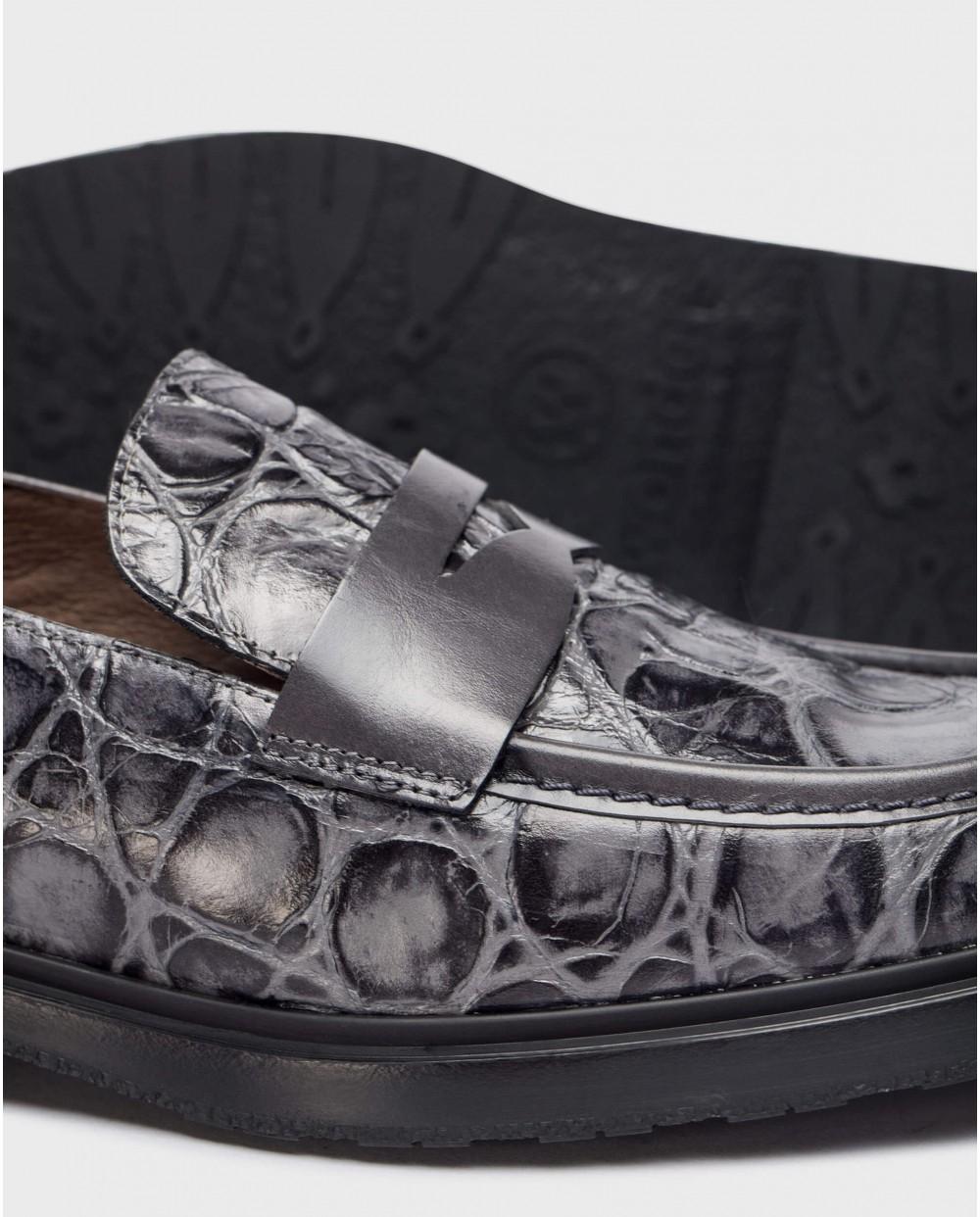 wonders Mocasines NED Gris Superdescuento