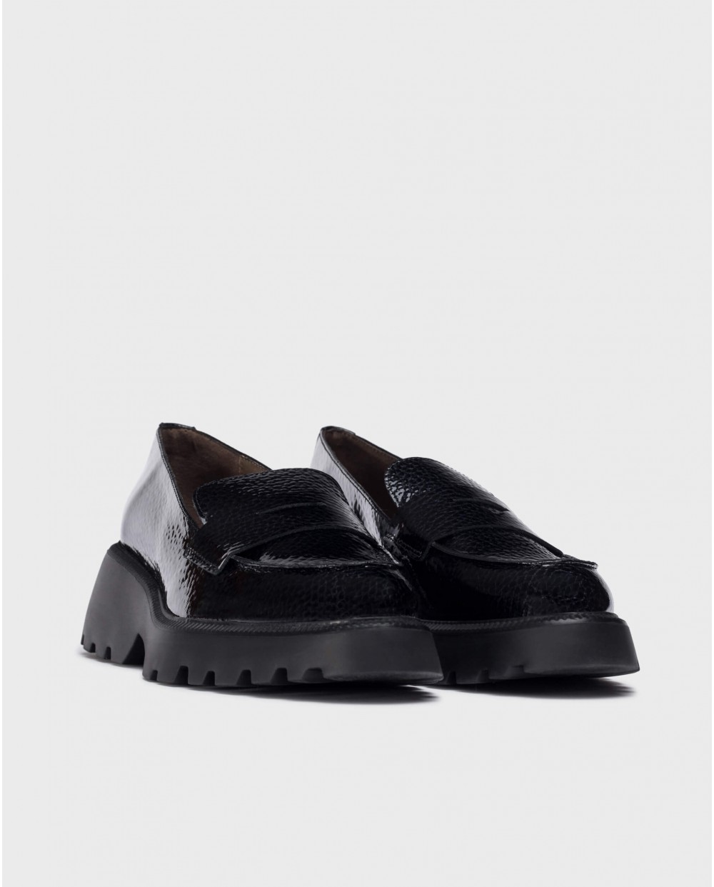 wonders Mocasines DEVINA Negros Descuentos del mes