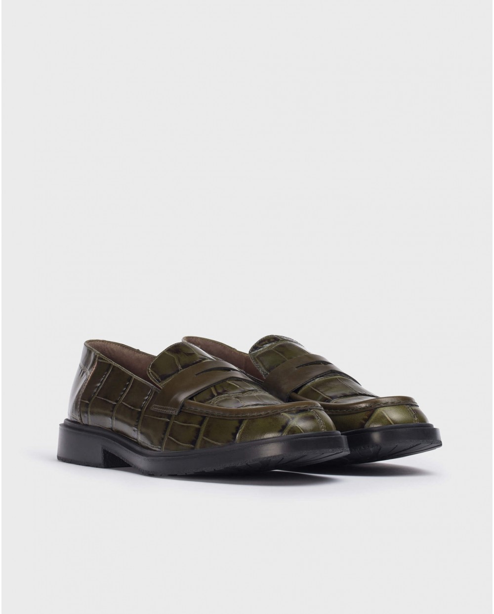 wonders Mocasines NED Verde Coco Rebajas de fin de temporada