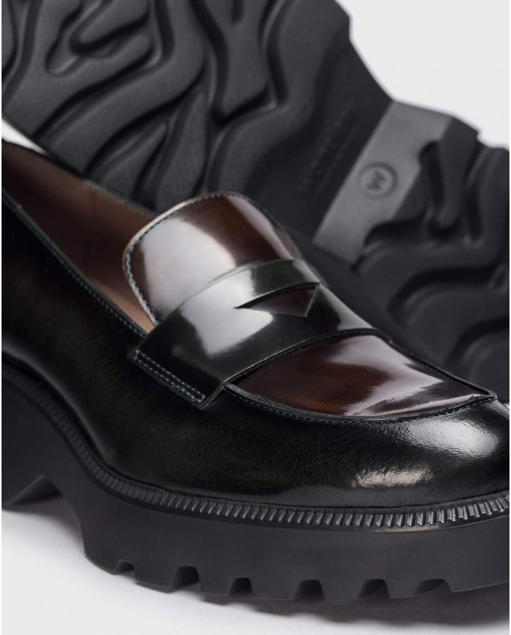 wonders Mocasín DEVINA Verde Precio ultrabajo
