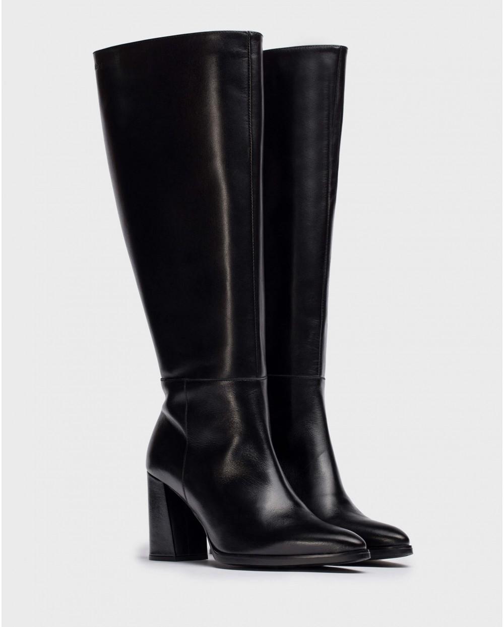 wonders Botas XL JEAN Negras Rebajas de fábrica