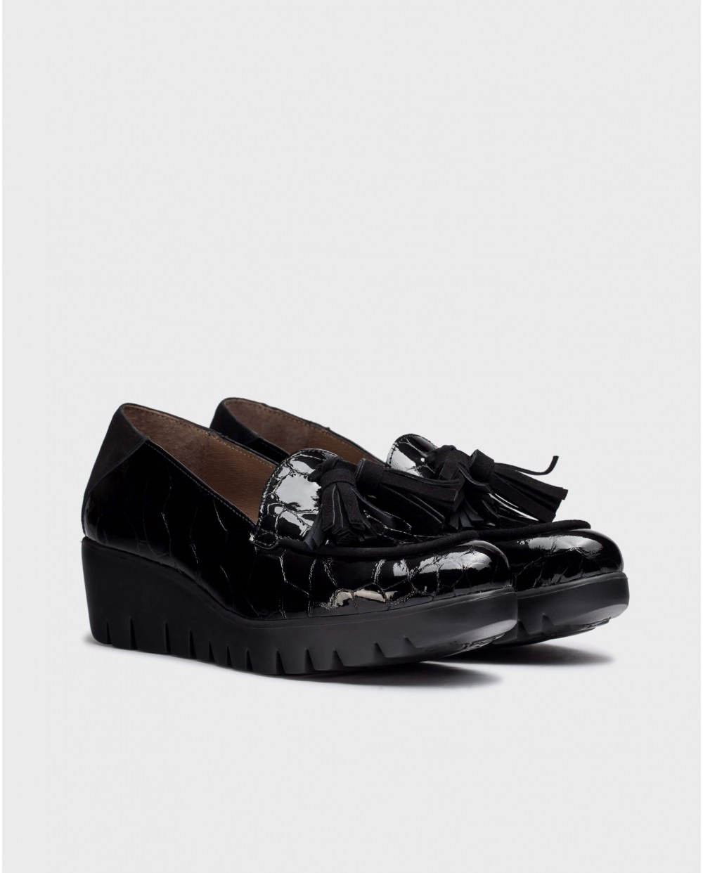 wonders Mocasines SIMONE Negros Rebajas top