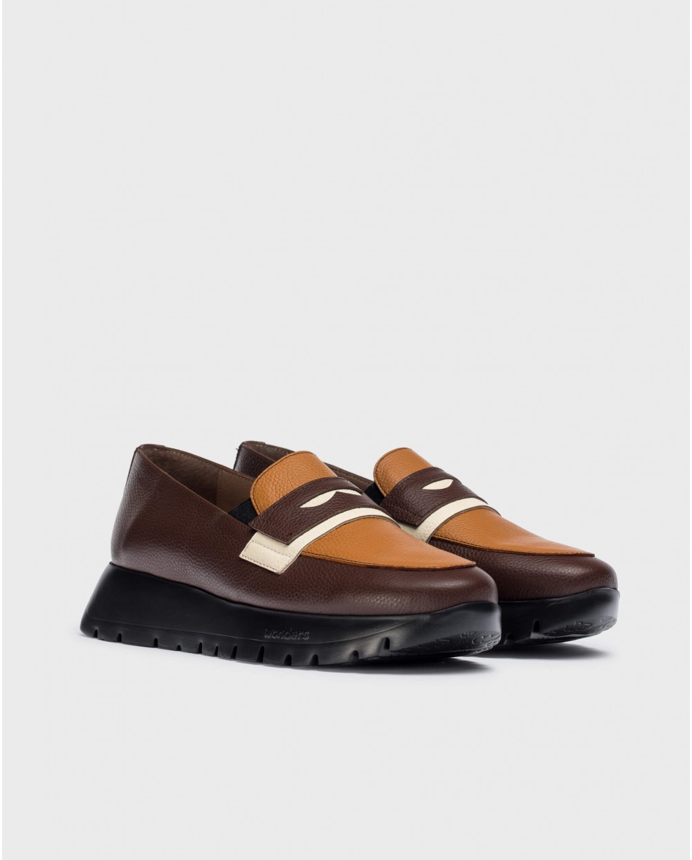 wonders Mocasines MATERIA Marrones Envío gratis
