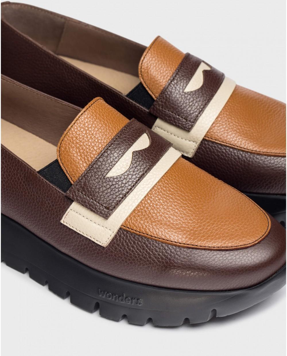 wonders Mocasines MATERIA Marrones Envío gratis