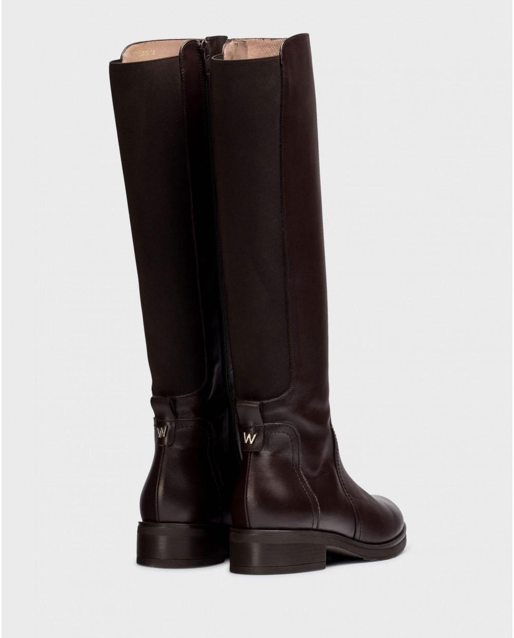 wonders Botas CORINA Marrones ÚLTIMAS EDICIONES