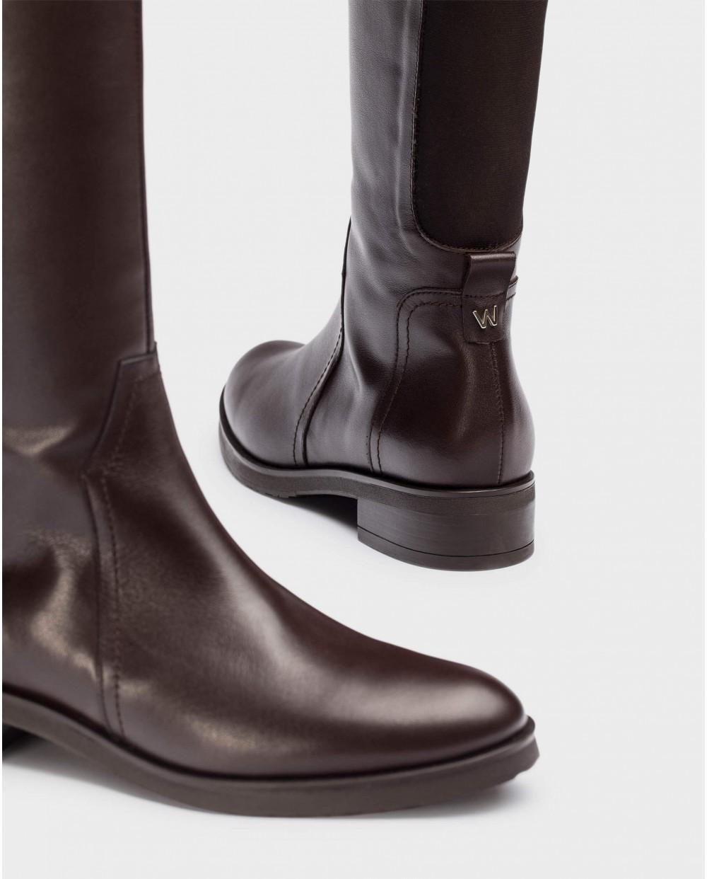 wonders Botas CORINA Marrones ÚLTIMAS EDICIONES