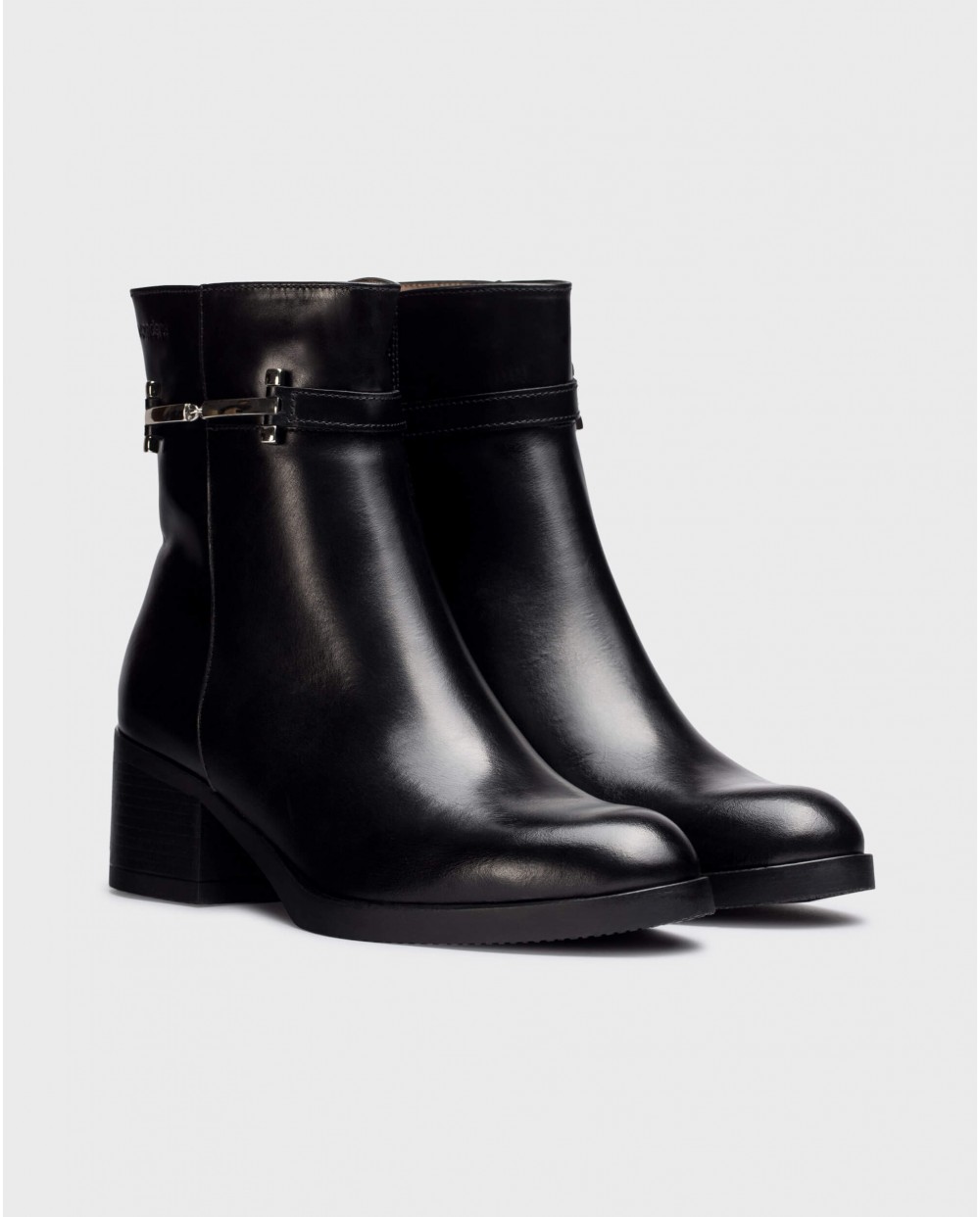 wonders Botines PARRAST Negros Promoción por tiempo limitado