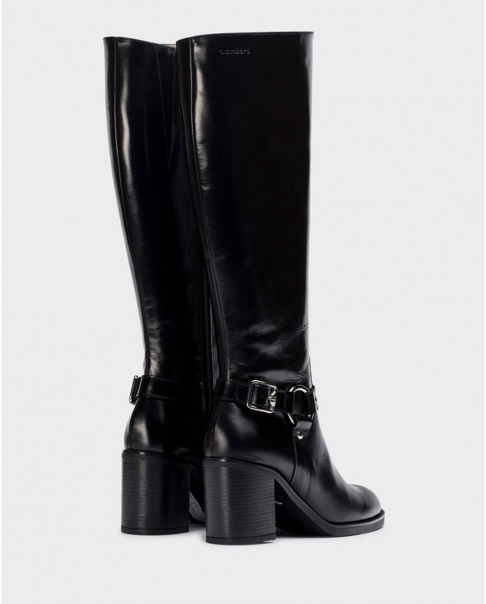 wonders Botas VEGA Negras Limitado a 3 días