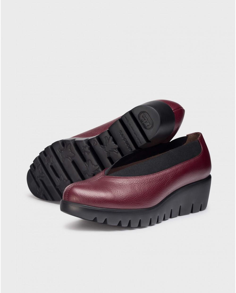wonders Zapato AGADIR Burdeos En oferta