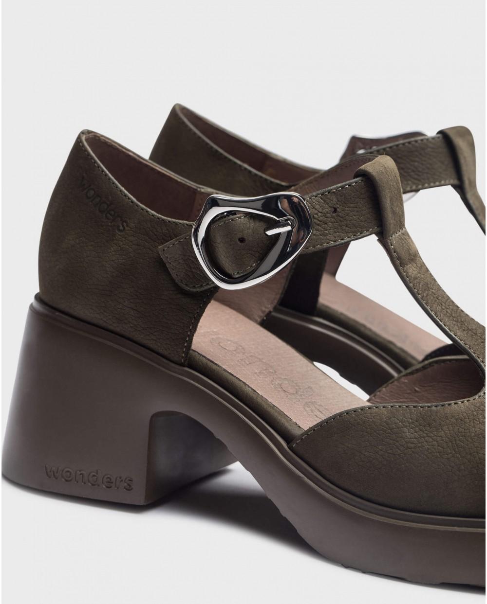 wonders Merceditas JADE Verdes Última moda