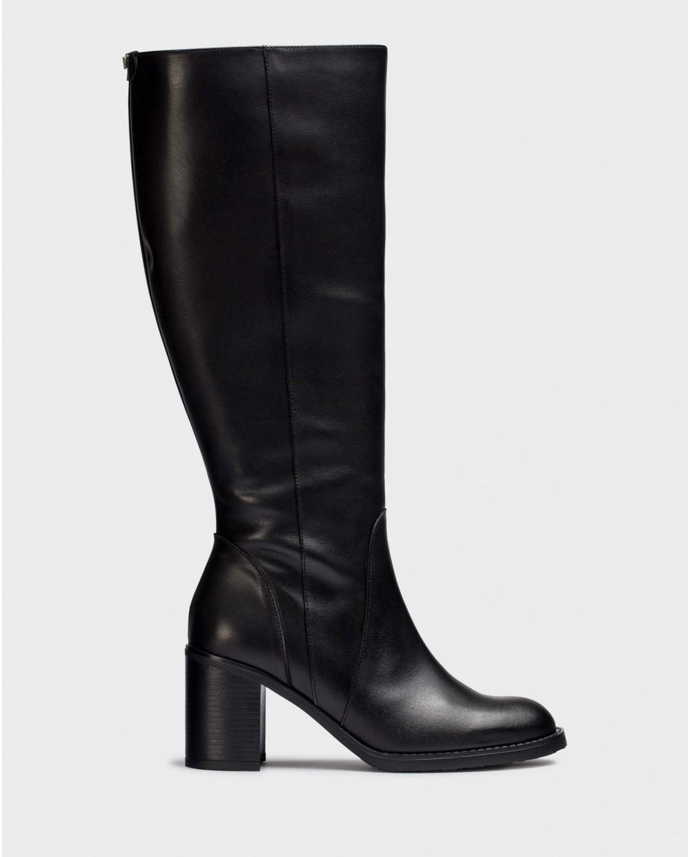 wonders Botas XL LUCA Negras Precio ultrabajo