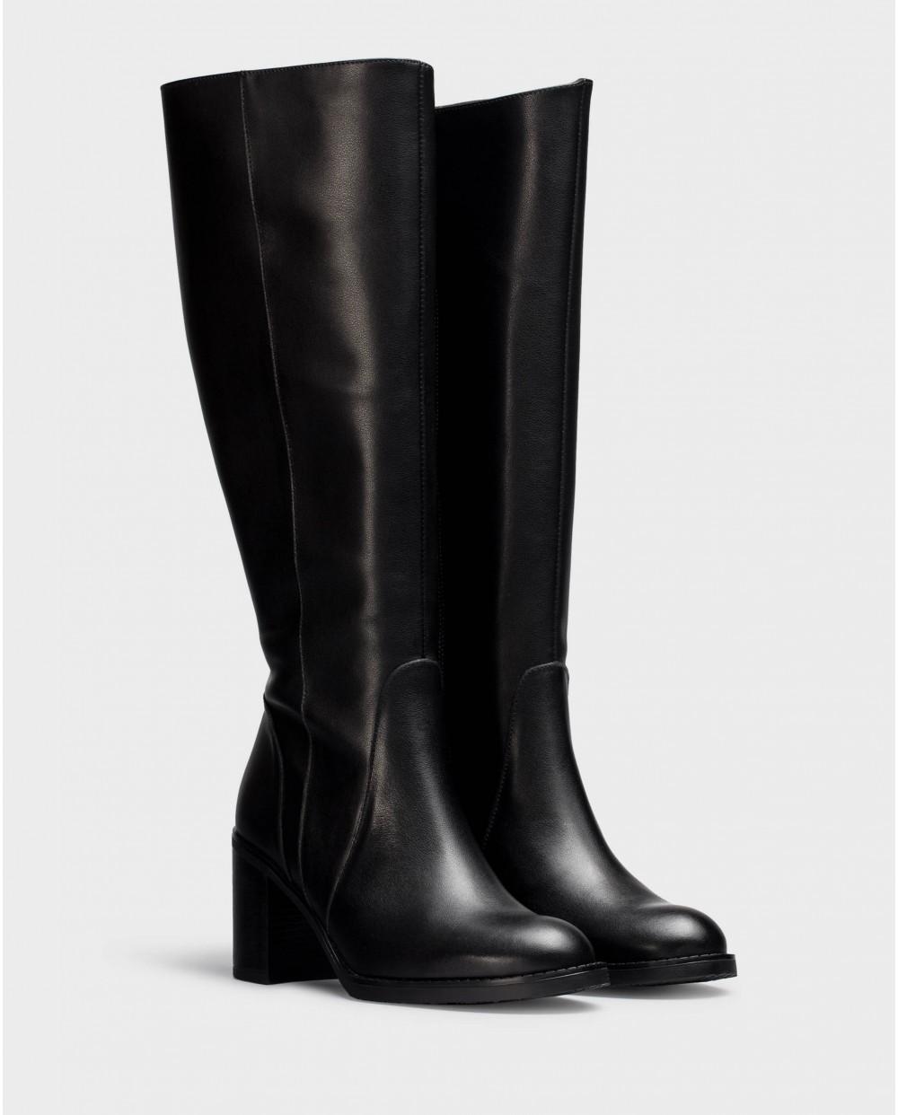 wonders Botas XL LUCA Negras Precio ultrabajo
