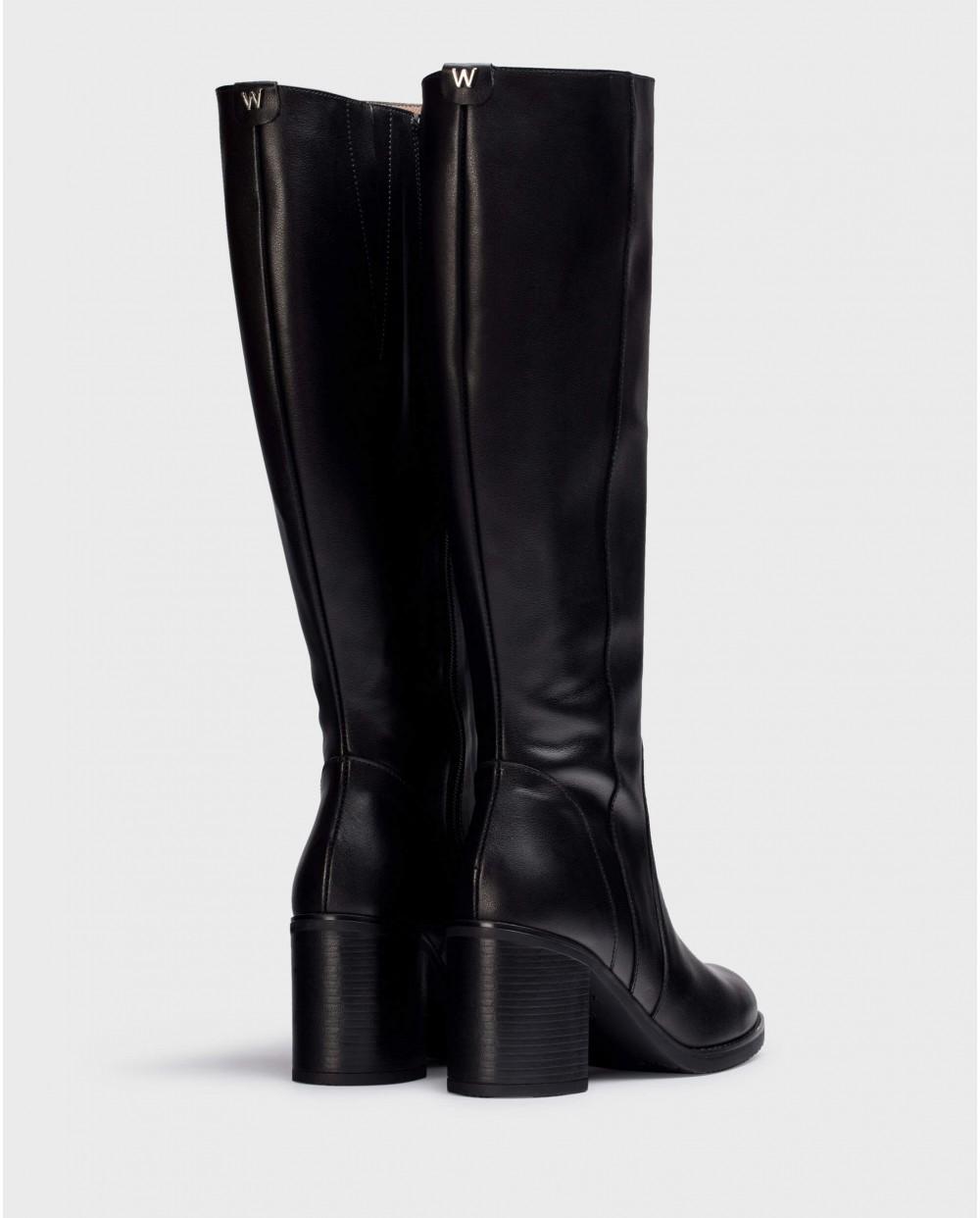 wonders Botas XL LUCA Negras Precio ultrabajo