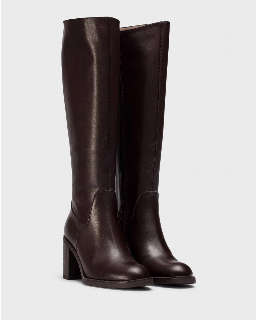 wonders Botas MATE Marrones Rebajas