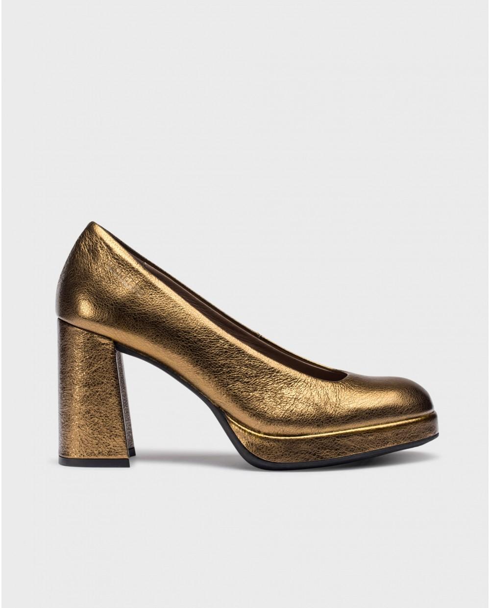 wonders Tacones CAPTAIN Oro Gran oferta