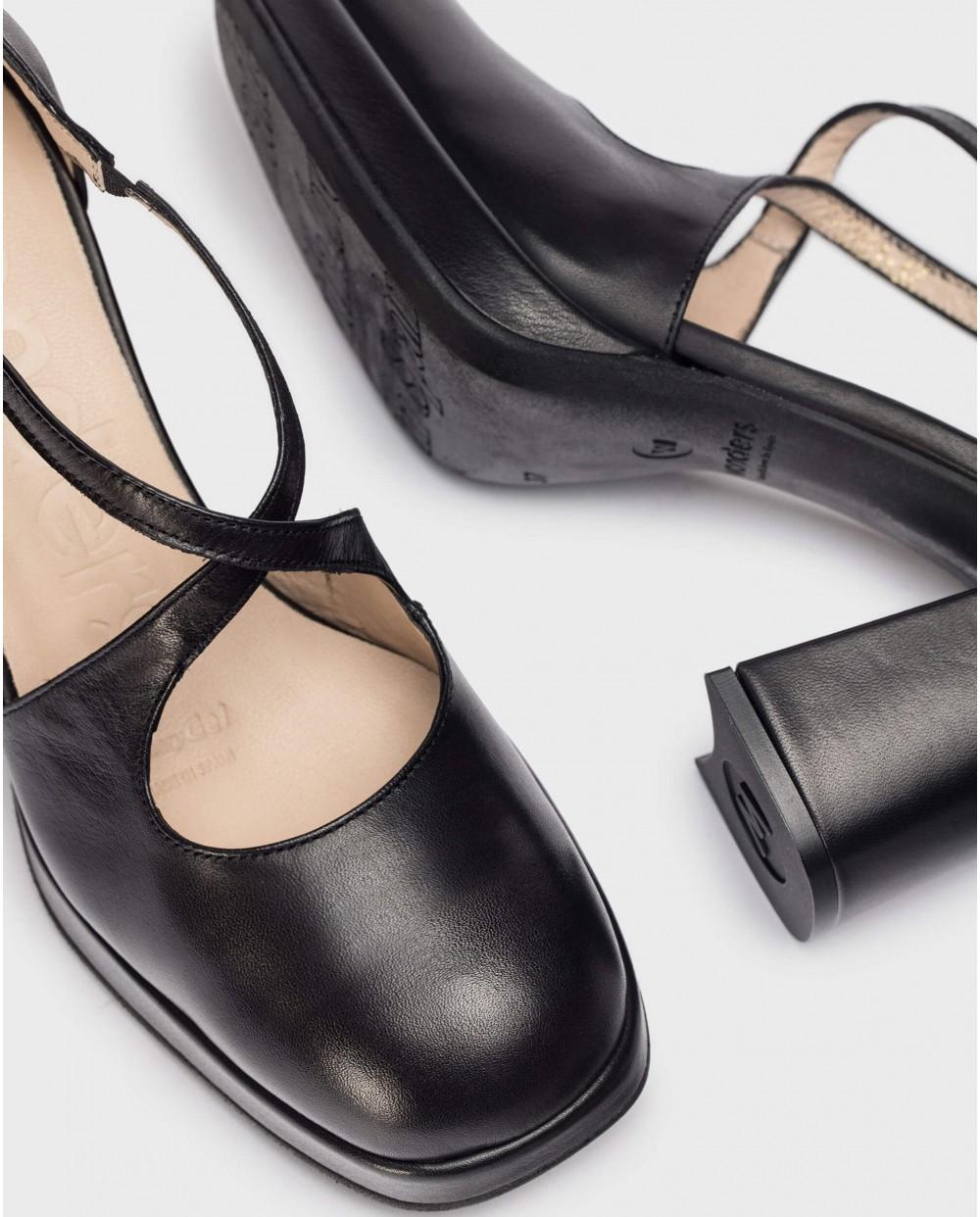 wonders Tacones TAKI Negros Tienda