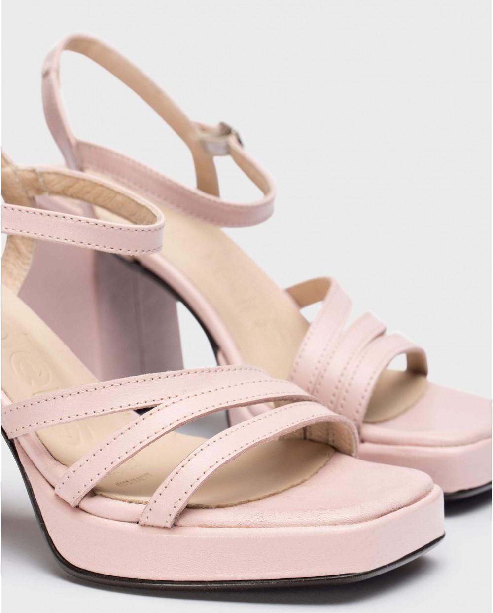 wonders Sandalias LOVE Rosas Mejor oferta