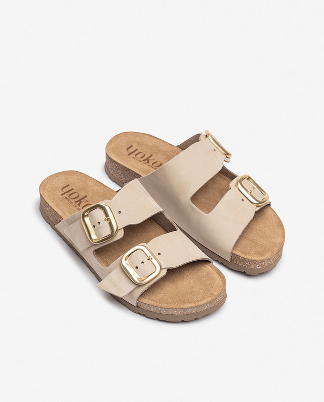 yokono Sandalia plana JERBA-700 beige Limitado a 3 días