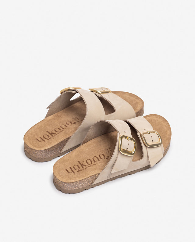 yokono Sandalia plana JERBA-700 beige Limitado a 3 días