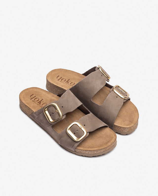 yokono Sandalia plana JERBA-700 marrón Última moda