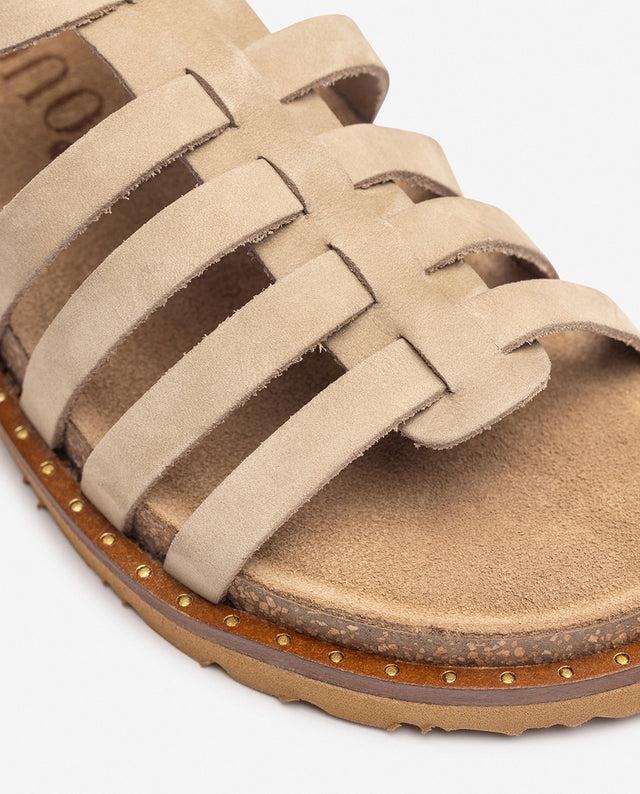 yokono Sandalia plana BOLUS-107 beige Ofertas de temporada