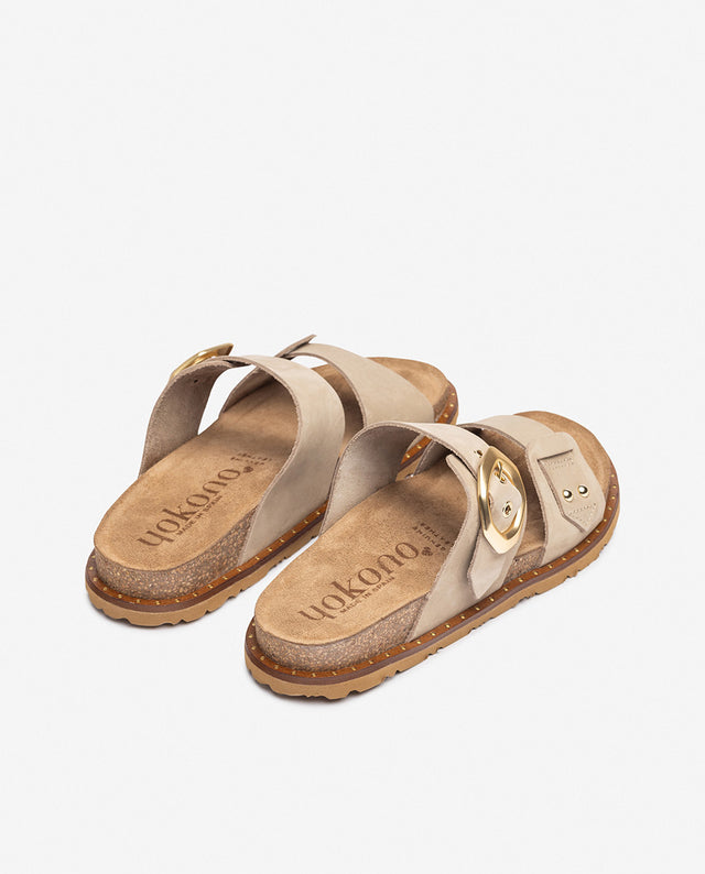 yokono Sandalia plana BOLUS-254 beige Grandes ahorros