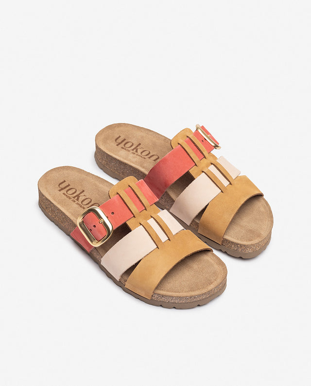 yokono Sandalia plana JERBA-137 rosa Outlet