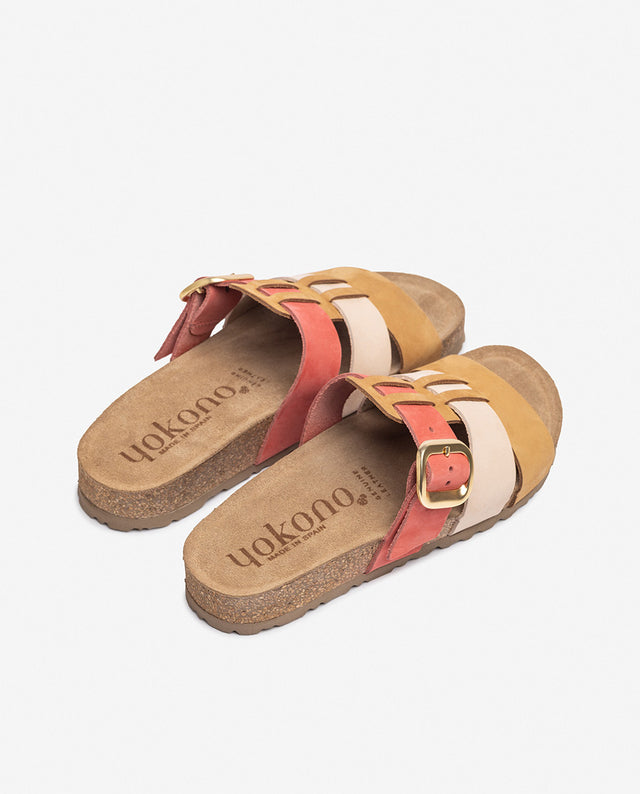 yokono Sandalia plana JERBA-137 rosa Outlet